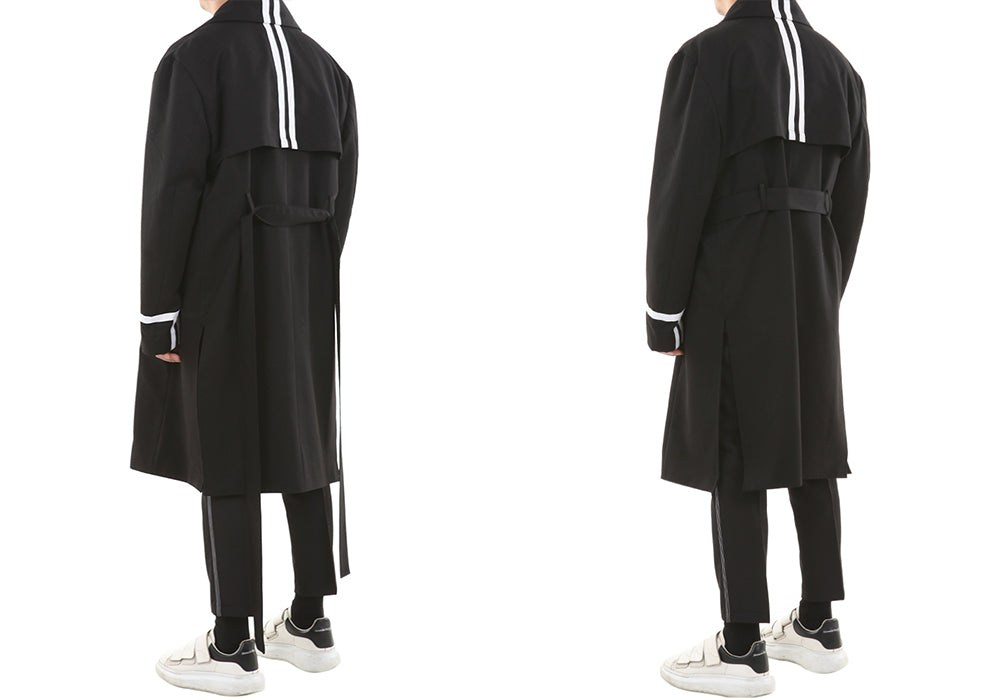 ランベルシオ(LANG VERSIO) 226 Line Double Lobe Trenchcoat