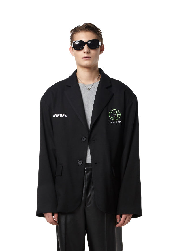 INPREP (インプレップ)GLOBE LOGO BLAZER