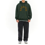 mahagrid (マハグリッド)     ROUND LOGO APPLIQUE HOODIE GREEN (MG2DSMM400A)