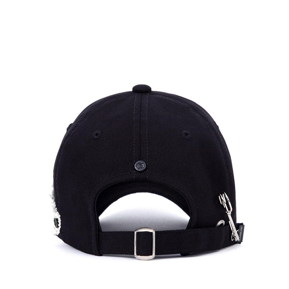 ブラックブロンド(BLACKBLOND) BBD Slogan Patch Rainbow Graffiti Logo Cap (Black)