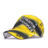 ブラックブロンド(BLACKBLOND) BBD Slogan Logo Lollipop Graffiti Cap (Black/Yellow)