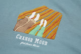 QUIETIST (クワイエティスト) Change-mood Blanket Sweat (l.teal)
