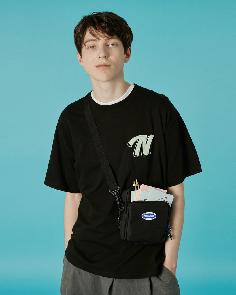 NCOVER(エンカバー)DOUBLE N TSHIRT-BLACK