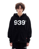 ARCHIVE BOLD (アーカイブボールド) 939 LOGO HOOD ZIP-UP (BLACK)