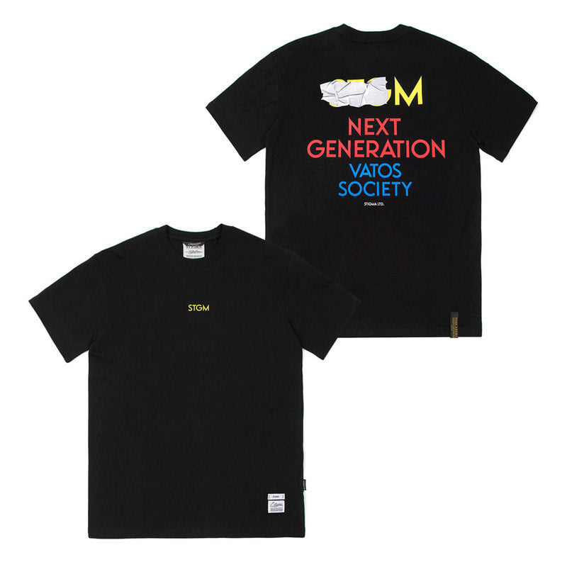 STIGMA(スティグマ) 22 TAPE STANDARD FIT T-SHIRTS BLACK