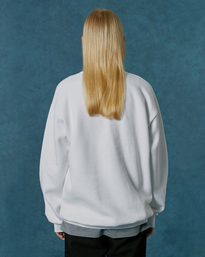 NCOVER(エンカバー)HOTFIX LOGO SWEATSHIRT-WHITE