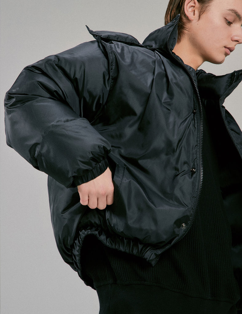 ディープリーク(DPRIQUE) HOOD PADDED JACKET - BLACK