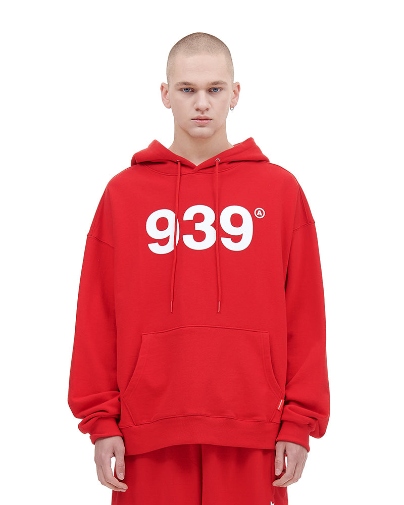 ARCHIVE BOLD (アーカイブボールド) 939 LOGO HOOD (DEEP RED)
