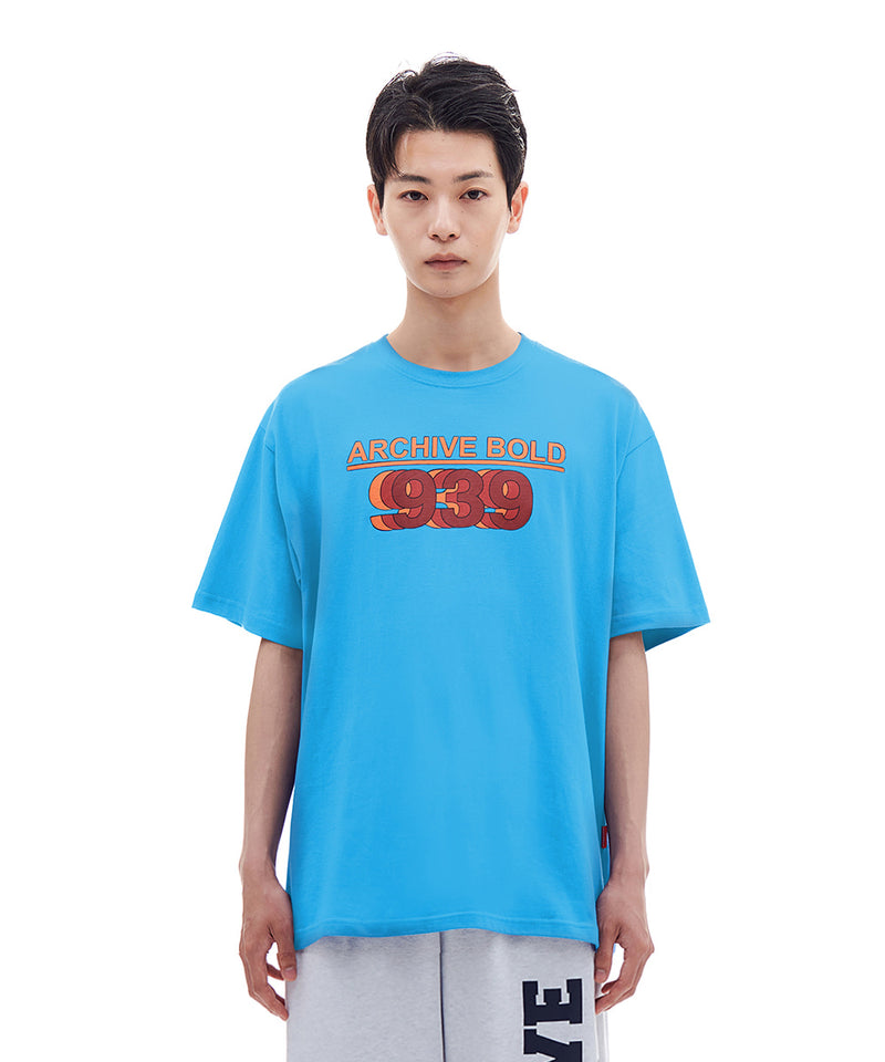 ARCHIVE BOLD (アーカイブボールド) 939 TYPE R T-SHIRTS (BLUE)
