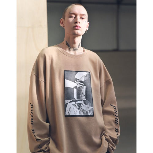 メスノウン(MASSNOUN) SB HATCHET OVERSIZED LONG SLEEVE MSNLS001-BG