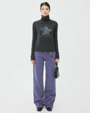 NCOVER(エンカバー)PLASTER CAST TURTLENECK KNIT-BLACK