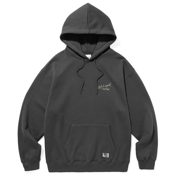 mahagrid (マハグリッド)     SIGNATURE LOGO HOODIE CHARCOAL(MG2CFMM425A)