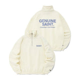 セイントペイン(SAINTPAIN)    SP G.SAINT HALF ZIP-CREAM