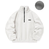 セイントペイン(SAINTPAIN)    SP HEAT LINING FLEECE HALF ZIPUP-IVORY