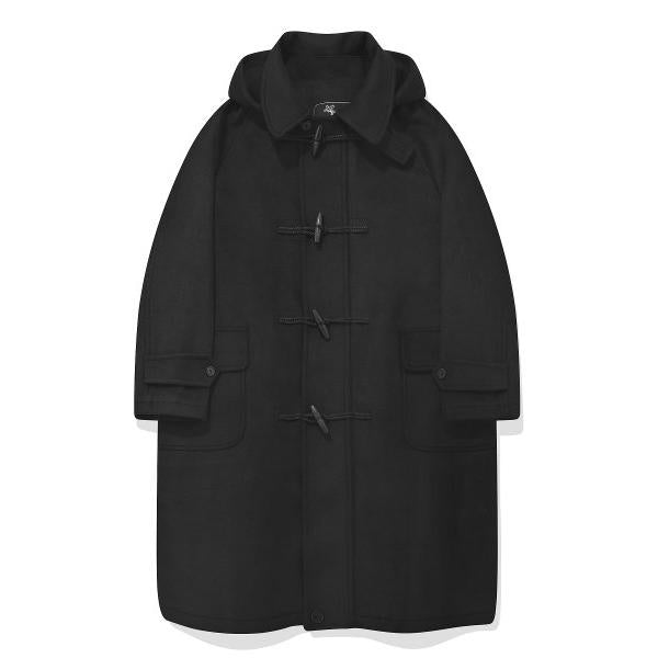 セイントペイン(SAINTPAIN)    SP OVER FIT WOOL DUFFLE COAT-BLACK