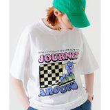 ダブルユーブイプロジェクト(WV PROJECT)   Moon Around Short-sleeve White MJST7657