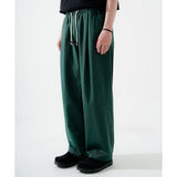 ダブルユーブイプロジェクト(WV PROJECT)   Loner Wide Cotton Pants Deepgreen JJLP7639