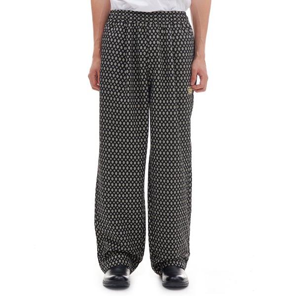 ARCHIVE BOLD (アーカイブボールド) JACQUARD PATTERN PANTS (BLACK)