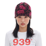 ARCHIVE BOLD (アーカイブボールド) 939 PATTERN BEANIE (BURGUNDY)