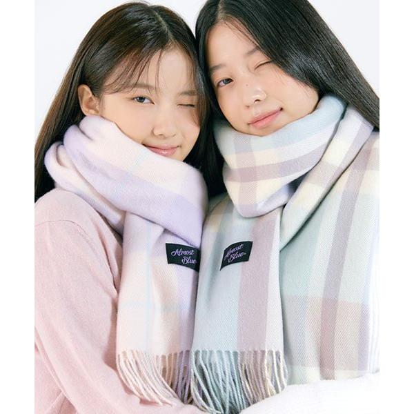 オルモストブルー(Almost Blue)   HUG CHECK MUFFLER 11TYPES