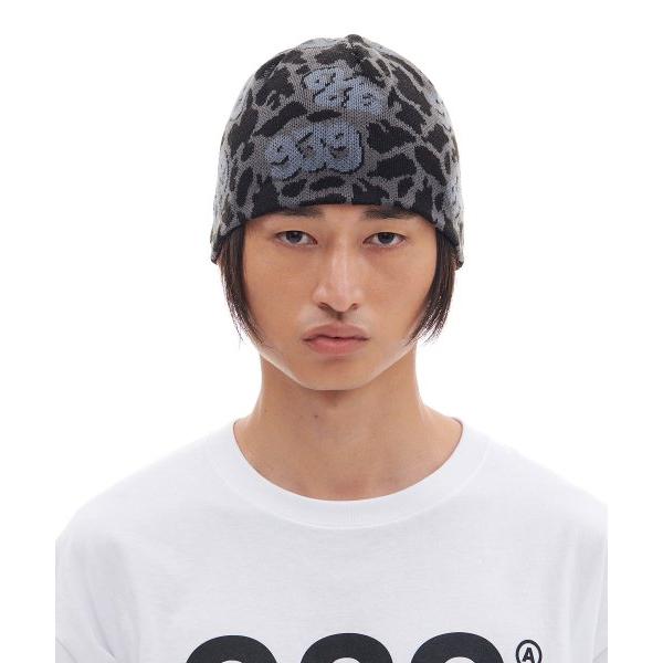 ARCHIVE BOLD (アーカイブボールド) 939 PATTERN BEANIE (BLACK)
