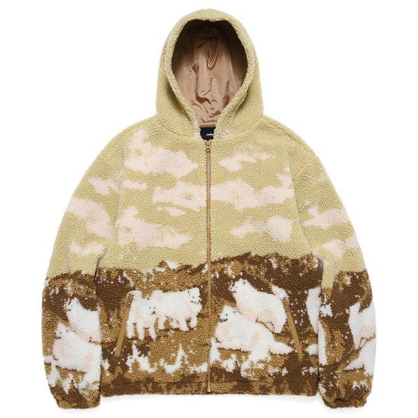 mahagrid (マハグリッド)     SAMOYED BOA FLEECE JACKET BEIGE(MG2CWMB932A)