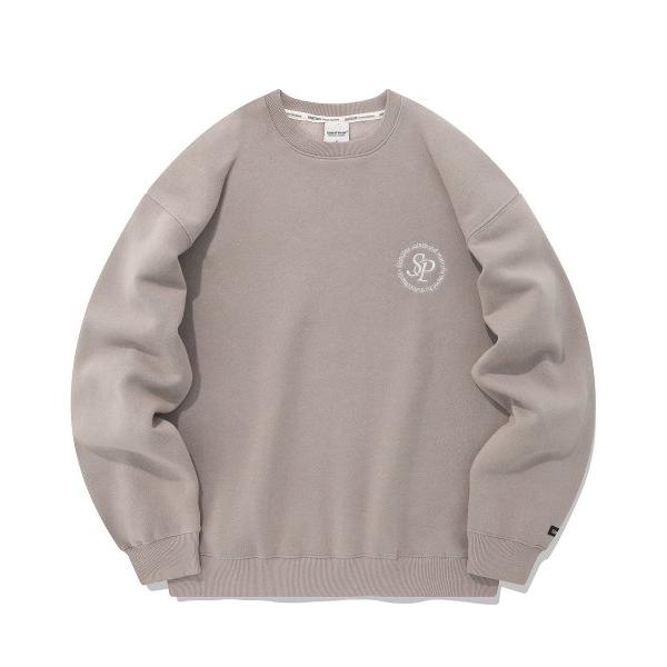 セイントペイン(SAINTPAIN)    SP SERIF LOGO CREWNECK-MOCHA