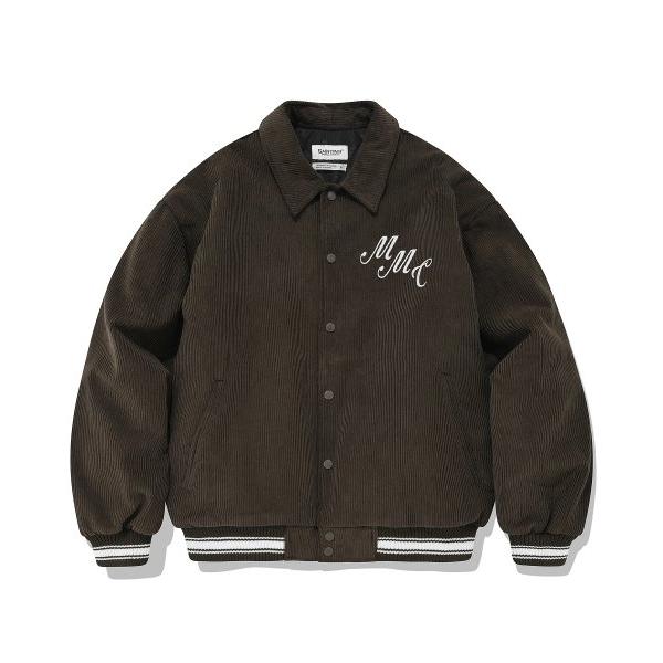 セイントペイン(SAINTPAIN) SP CORDUROY VARSITY JACKET-BROWN
