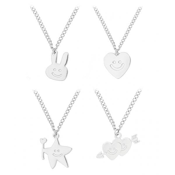 オルモストブルー(Almost Blue)   SMILE NECKLACE (4types)