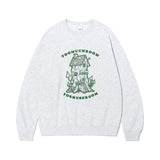 mahagrid (マハグリッド)     MUSHROOM SWEATSHIRT LIGHT GREY(MG2CFMM443A)