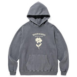 mahagrid (マハグリッド)     FLOWER PIGMENT HOODIE CHARCOAL(MG2CFMM424A)