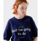 ダブルユーブイプロジェクト(WV PROJECT)   Todo 1/2 Sleeve T-shirts Navy MJST7660