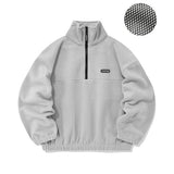 セイントペイン(SAINTPAIN)    SP HEAT LINING FLEECE HALF ZIPUP-GRAY