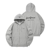 セイントペイン(SAINTPAIN)    SP CALLY LOGO HOOD ZIP UP-MELANGE GRAY