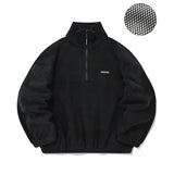 セイントペイン(SAINTPAIN)    SP HEAT LINING FLEECE HALF ZIPUP-BLACK