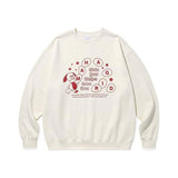 mahagrid (マハグリッド)     WISHES SWEATSHIRT CREAM(MG2CFMM447A)