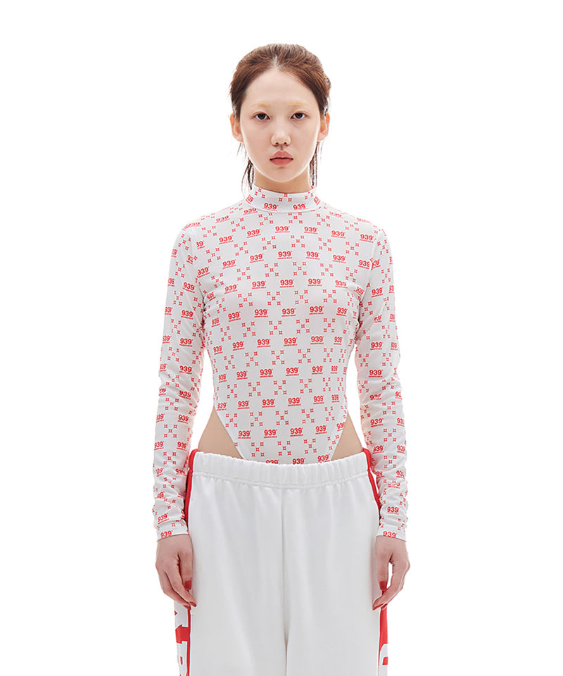ARCHIVE BOLD (アーカイブボールド) 939 PATTERN BODY SUIT (WHITE)