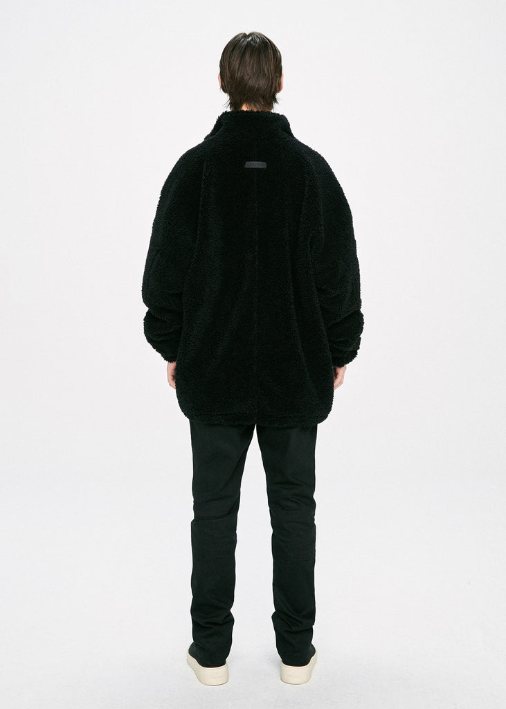 ディープリーク(DPRIQUE) OVERSIZED SHEARLING JACKET - BLACK