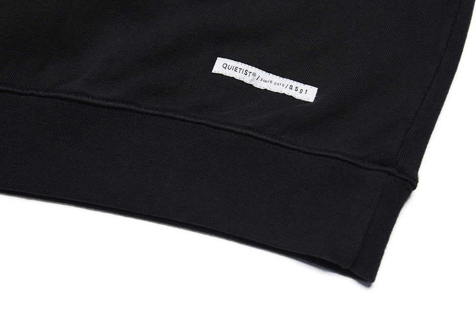 QUIETIST (クワイエティスト) Change-mood Blanket Sweat (black)