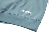 QUIETIST (クワイエティスト) Change-mood Blanket Sweat (l.teal)