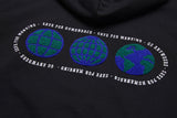 QUIETIST (クワイエティスト)  Save For Human-race Sweat-Hood (black)