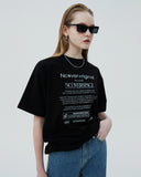 NCOVER(エンカバー)NCOVER PLANET TEXT TSHIRT-BLACK