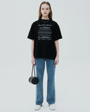 NCOVER(エンカバー)NCOVER PLANET TEXT TSHIRT-BLACK
