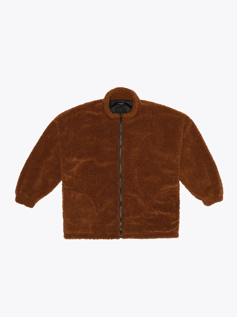 ディープリーク(DPRIQUE) OVERSIZED SHEARLING JACKET - BROWN