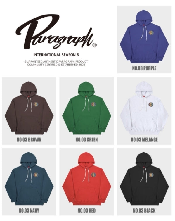 Paragraph ( パラグラフ )  21F/W GLOBE HOODIE No.3