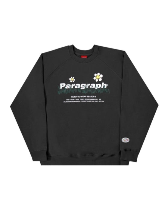 Paragraph ( パラグラフ )  FLOWER EMBROIDERY SWEATSHIRT No.35
