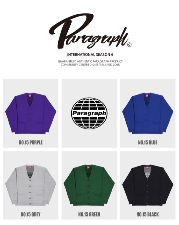 Paragraph ( パラグラフ )  21F/W CLASSIC KNIT CARDIGAN No.24