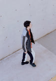 オベルー(OVERR) ESSAY.5 STRIPE QUILTING JACKET