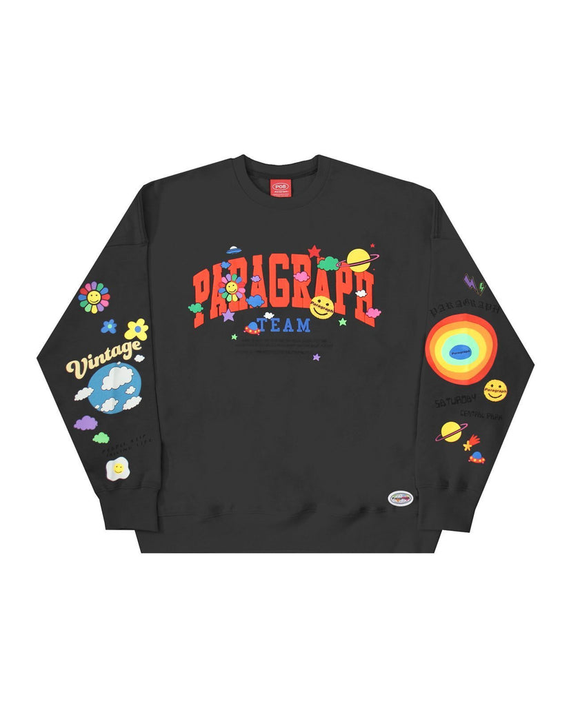 Paragraph ( パラグラフ )  21FW SMILE HAPPY SWEATSHIRT No.43