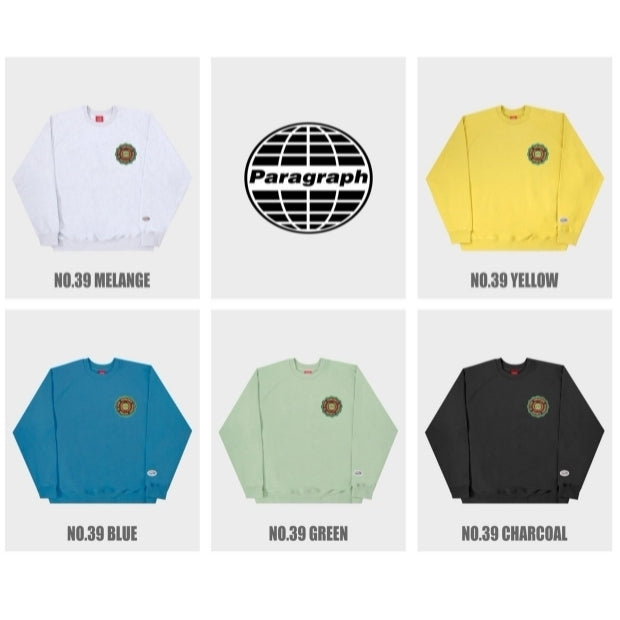 Paragraph ( パラグラフ )  21FW SHIELD RAGLAN SWEATSHIRT No.39